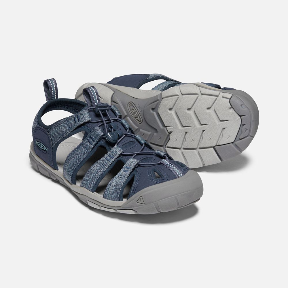 Keen Sandaal Heren Blauw/Grijs - Clearwater Cnx - 20789-GEVU